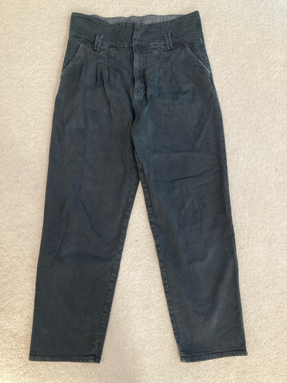 Mother the greaser paperbag pleat jeans